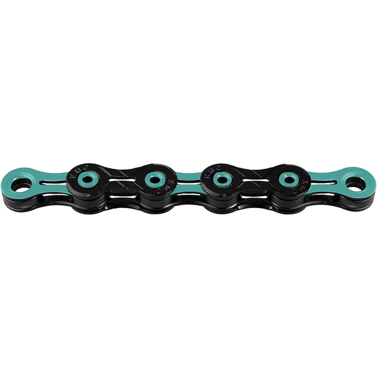 KMC DLC11 11 Speed Chain - Black-Celeste, Black-Celeste