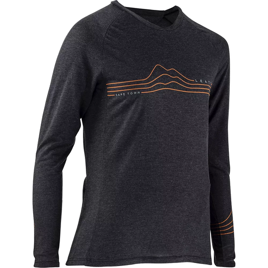 Leatt Women's MTB AllMtn 3.0 Jersey 2023 - XXL} - Black, Black