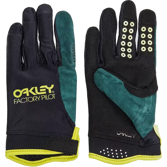 Oakley All Mountain MTB Gloves - L} - Black-Bayberry, Black-Bayberry