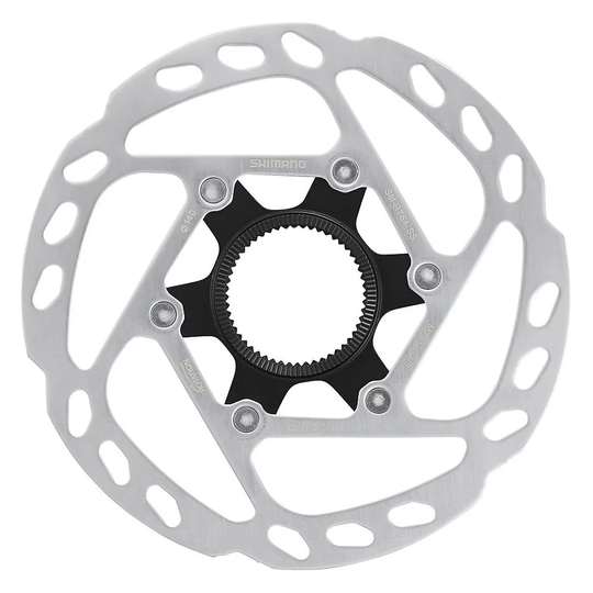 Shimano Deore RT64 Disc Brake Rotor - Black - 140mm}, Black