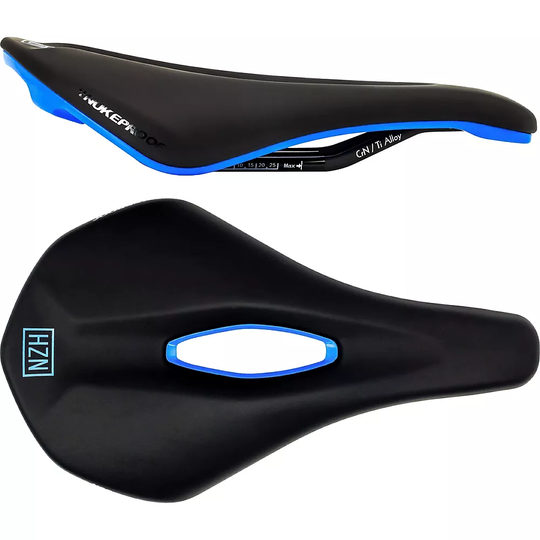 Nukeproof Horizon Enduro Saddle - Black - Blue, Black - Blue