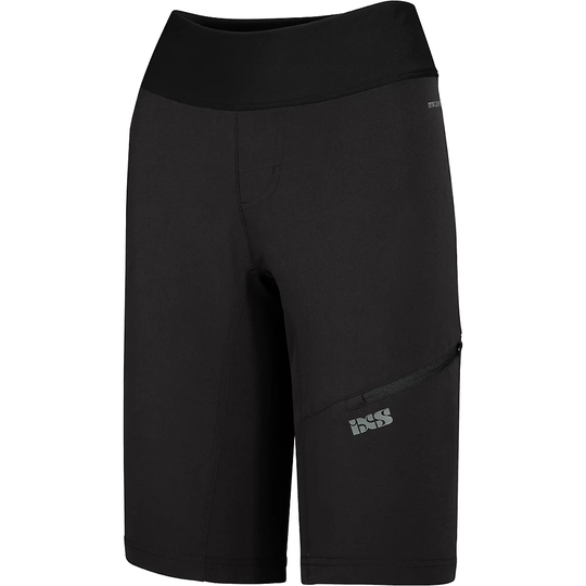 IXS Womens Hip Hugger Short 2022 - XL} - Black, Black