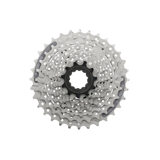 Shimano HG201 Acera 9 Speed Cassette - Black-Silver - 11-36t}, Black-Silver