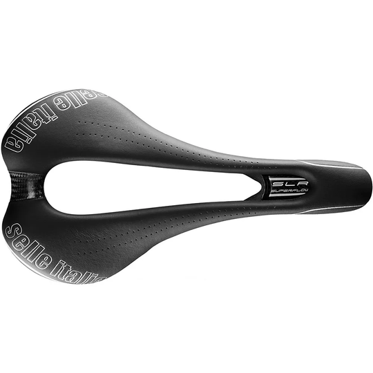 Selle Italia SLR Kit Carbonio Superflow Bike Saddle - S3} - Black, Black