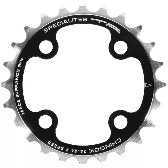 TA Chinnok Inner MTB Chain Ring (64 BCD) - 4-Bolt - Black, Black