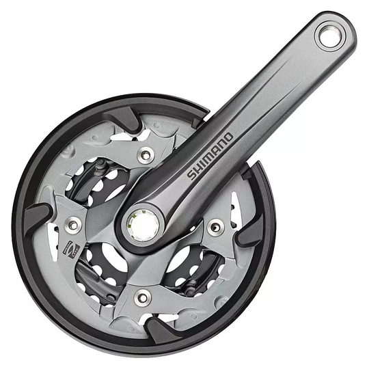 Shimano Alivio FC-M4000 Octalink MTB Chainset - Black - 22.30.40t}, Black
