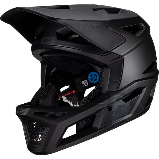 Leatt MTB Gravity 4.0 Helmet 2023 - XL} - Stealth, Stealth