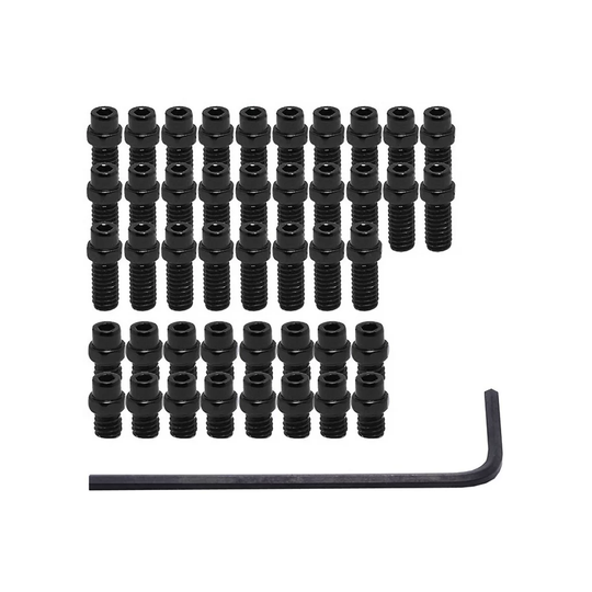 DMR Flip Pin Set for Vault Flat MTB Pedals - 44 Pack} - Black, Black