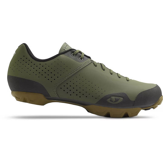 Giro Privateer Lace Off Road Shoes - EU 40} - Olive-Gum, Olive-Gum