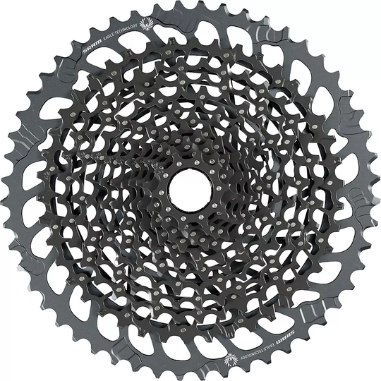 SRAM XG-1275 Eagle 12 Speed Cassette - Black - 10-52t}, Black