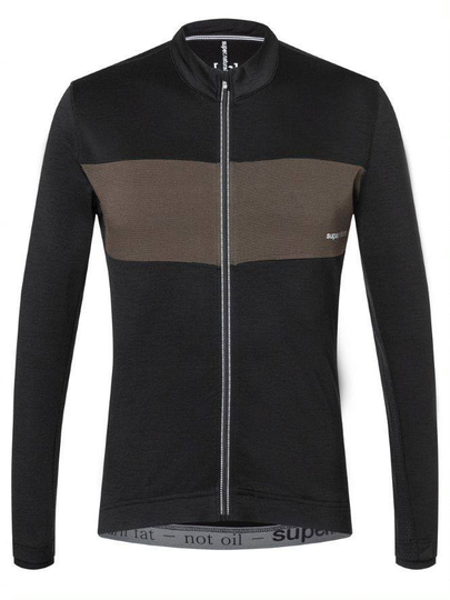 Gravier LS Jersey Musta / Ruskea S