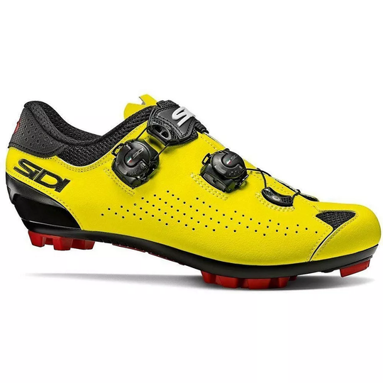 Sidi Eagle 10 MTB Shoes - EU 41} - Black-Yellow Fluo, Black-Yellow Fluo