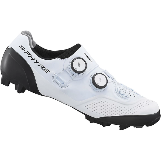 Shimano XC9 S-Phyre (XC902) Mtb Shoes 2021 - EU 47.3} - White, White
