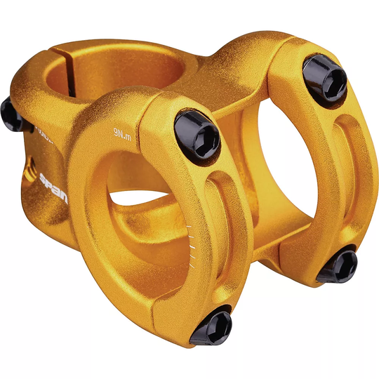 Spank SPOON 318 Mountain Bike Stem - Gold - Length: 43mm}, Gold