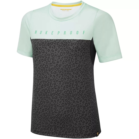 Nukeproof Blackline Womens Short Sleeve Jersey - M} - Blue Glass, Blue Glass
