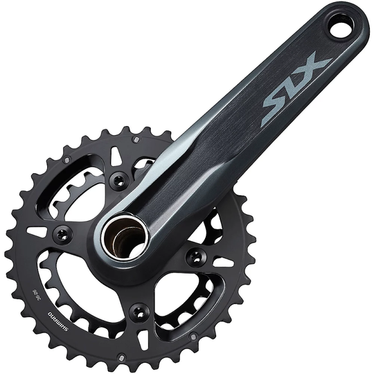 Shimano SLX M7100 12 Speed MTB Chainset - Black - 36.26t}, Black