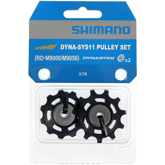 Shimano XTR RD-M9000 11 Speed Jockey Wheels - Black, Black