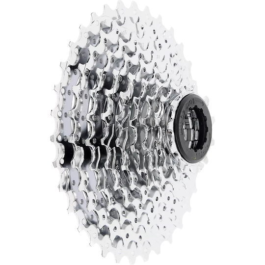 SRAM PG950 9 Speed MTB Cassette - Silver - 11-34t}, Silver