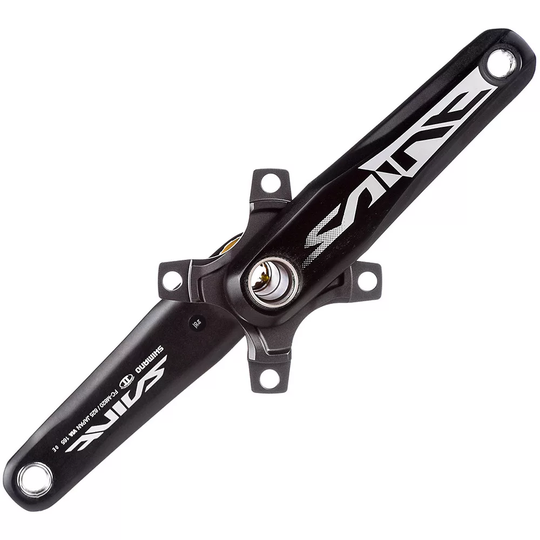 Shimano Saint M820 MTB Crankset - Black - With Bottom Bracket}, Black