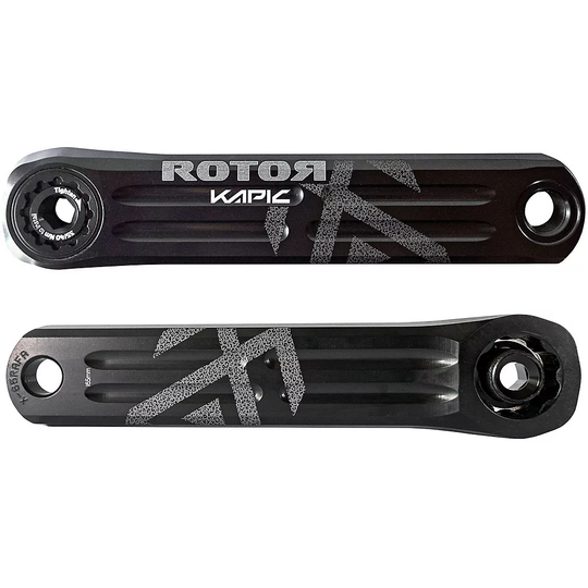 Rotor Kapic Mountain Bike Crankset - Black, Black