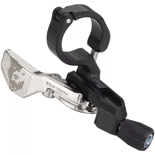 Wolf Tooth Limited Edition Remote Dropper Lever - Nickel - 22.2mm}, Nickel