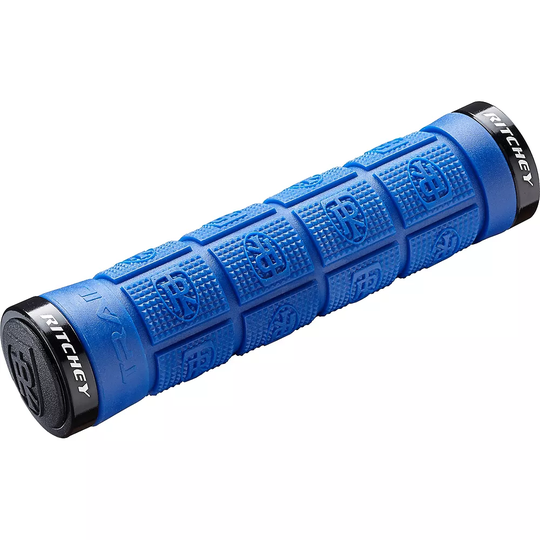 Ritchey WCS Trail Locking Mountain Bike Grips - 135mm} - Royal Blue, Royal Blue