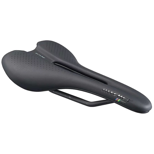 Ritchey WCS Skyline Carbon Rail Bike Saddle (V2) - One Size} - Black, Black