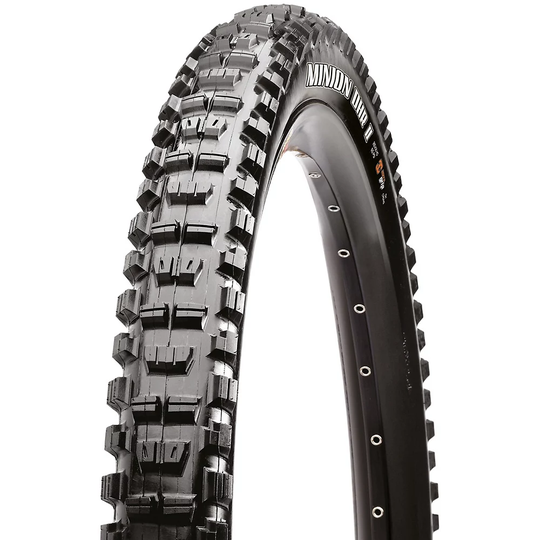 Maxxis Minion DHR II MTB Tyre (3C - EXO+ - TR) - Folding Bead - Black, Black