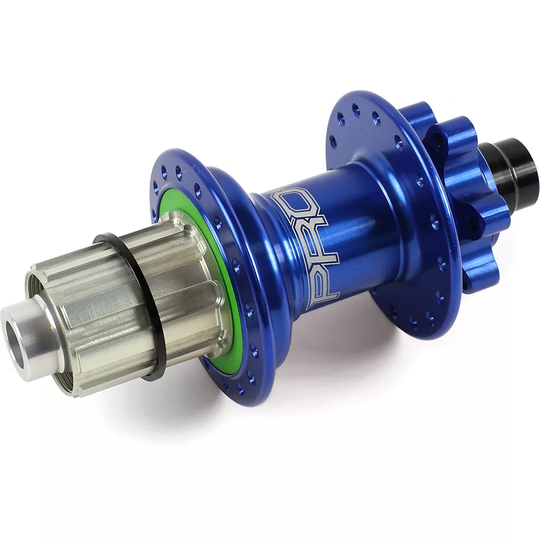 Hope Pro 4 Boost MTB Rear Hub - 32h - 148mm x 12mm Axle - Blue, Blue