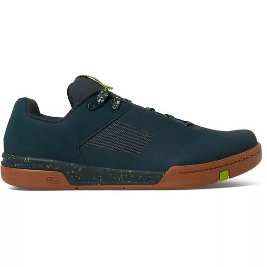 crankbrothers Stamp Lace Flat Pedal MTB Cycling Shoes AW22 - UK 7} - Blue-Yellow, Blue-Yellow