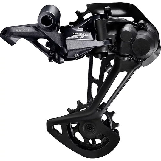 Shimano XT M8100 12 Speed Rear Derailleur - Long Cage} - Black, Black