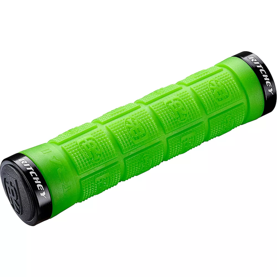 Ritchey WCS Trail Locking Mountain Bike Grips - 135mm} - Green, Green