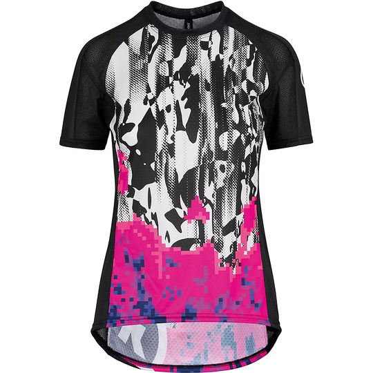 Assos Women's TRAIL Jersey (Pyxel) - XL} - Inferno Violet, Inferno Violet