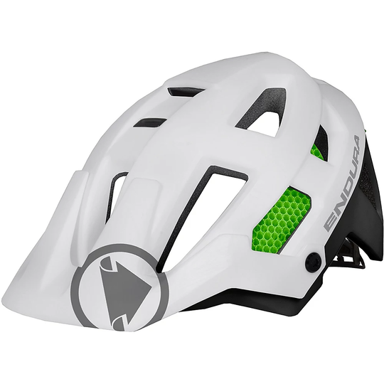 Endura SingleTrack Helmet SS22 - S/M} - White, White