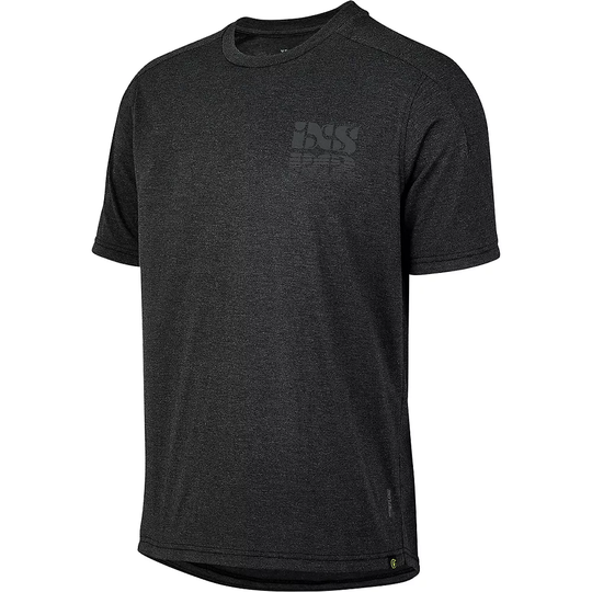 IXS Flow Tech Tee (Mirror) 2022 - S} - Black, Black