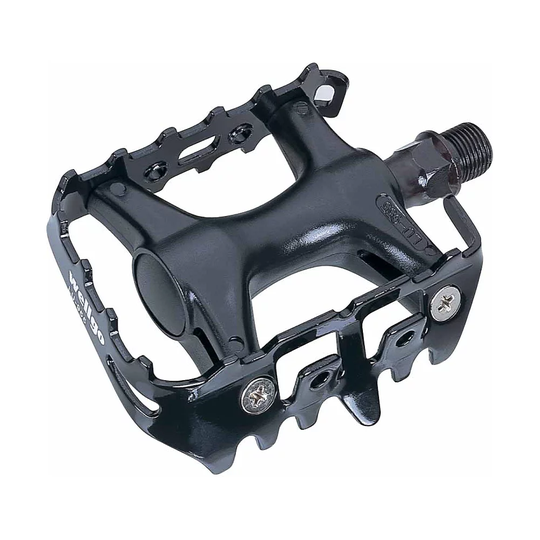 Wellgo LU955 Low Profile Resin Body Bike Pedals - Black, Black
