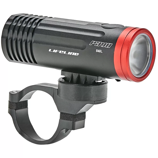 LifeLine Pavo 840 Lumen Front Light - Black, Black