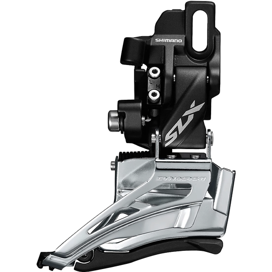 Shimano SLX M7025 2x11 MTB Front Derailleur - Dual Pull - Braze On}, Dual Pull