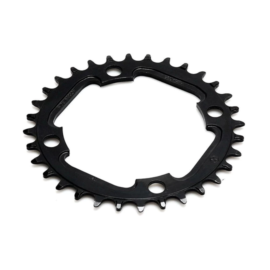 Box Four 8 Speed Narrow Wide Chain Ring - Black - 104mm, Black