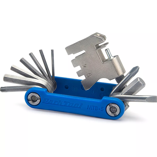Park Tool Rescue Multi-Tool MTB-5 - 16 Function} - Blue, Blue