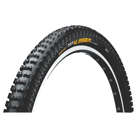Continental Der Kaiser Projekt DH MTB Tyre - Wire Bead - Black, Black