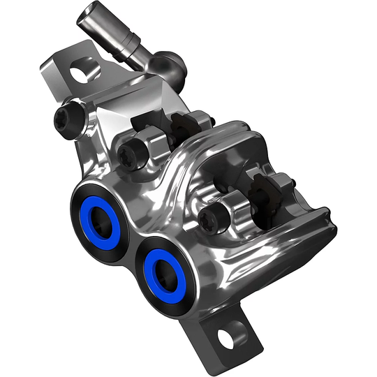 Magura MT Trail MTB Disc Brake Caliper - Front} - Chrome, Chrome