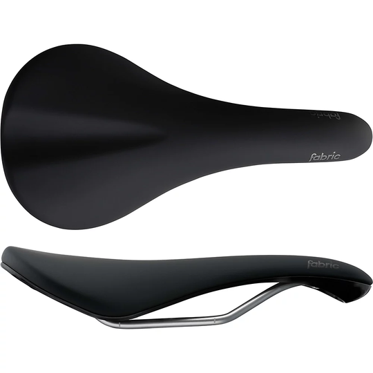 Fabric Scoop Radius Elite Bike Saddle - 142mm Wide - Black Black, Black Black
