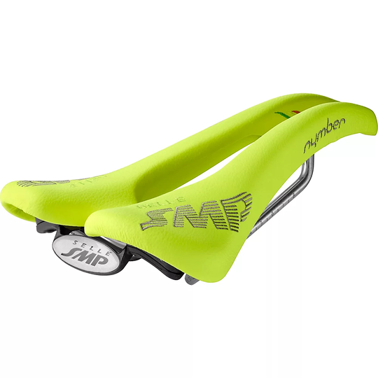 Selle SMP Nymber Bike Saddle - 139mm Wide - Fluo Yellow, Fluo Yellow