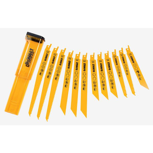 Dewalt DT2445-QZ Puukkosahanterä 12-osainen