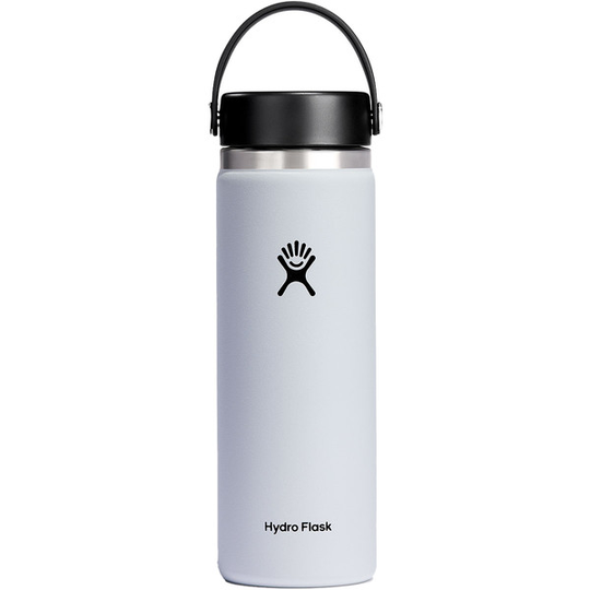 Hydro Flask Wide Mouth 591ml Flex Cap 2.0 - White - OneSize
