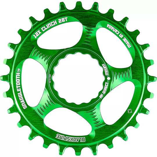 Blackspire Snaggletooth Cinch Shimano Chain Ring - Direct Mount - Lime Green, Lime Green