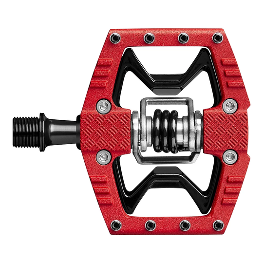 crankbrothers Doubleshot 3 Clipless MTB Pedals - Red- Black, Red- Black