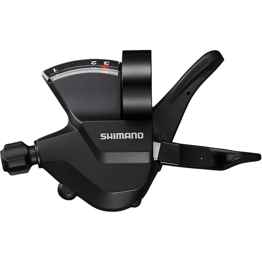 Shimano Altus SL-M315 8 Speed Rapidfire Shifters - Black - Front 3 Speed}, Black