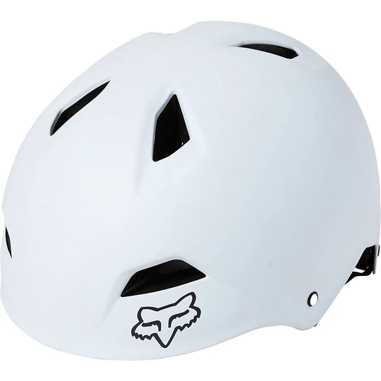 Fox Racing Flight Sport Hardshell MTB Helmet - M} - White-Black, White-Black